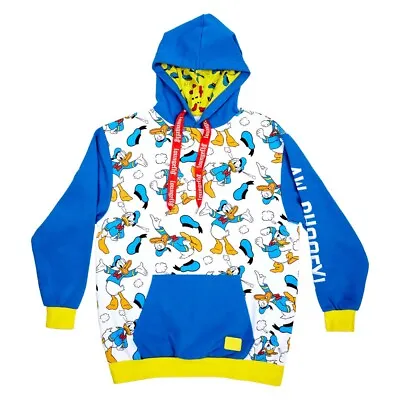 Buy Disney Donald Duck Exclusive Loungefly Hoodie Adult Large -NWT! • 117.40£