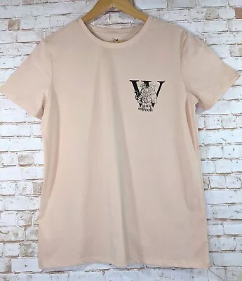 Buy Disney Winnie The Pooh Womens Short Sleeve 100% Cotton T-Shirt Top Pink/Blush • 7.95£