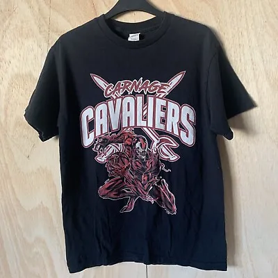 Buy Cleveland Cavaliers NBA X Carnage Venom Marvel T-Shirt Medium • 17.99£