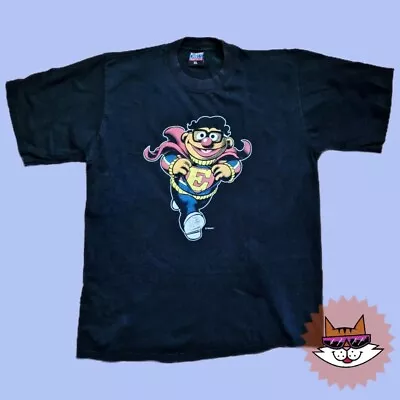 Buy Vintage 1999 Super Ernie Muppets Sesame Street T Shirt • 55£