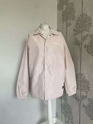 Buy Dickies Baby Pink Popper Fastening Shell Jacket Size Large • 24.99£