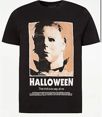 Buy Mens Michael Myers Halloween Movie T Shirt - Small • 14.95£