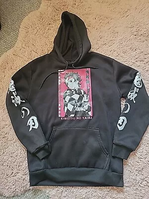Buy Demon Slayer Hoody Hooded Sweatshirt Tanjiro Size Small • 2£