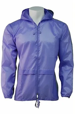 Buy Ladies Rain Jacket Showerproof Lightweight Kagoul Rain Coat Mac Kagool Cagoule • 9.99£