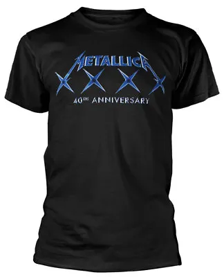 Buy Metallica 40 XXXX Black T-Shirt NEW OFFICIAL • 11.61£