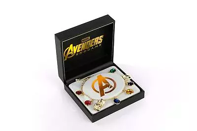 Buy Marvel Avengers Endgame Infinity Stone Charm Bracelet | Measures Up To 8 Inches • 44.50£