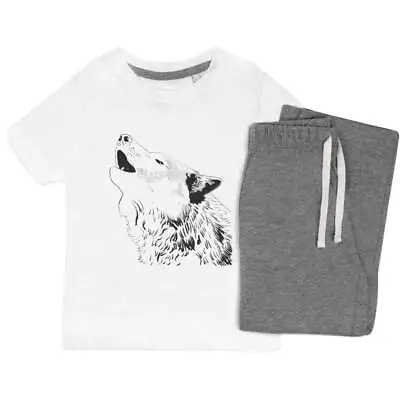 Buy 'Howling Wolf' Kids Nightwear / Pyjama Set (KP022264) • 14.99£