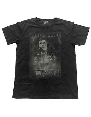 Buy David Bowie Live Poster Vintage Finish T Shirt • 14.93£