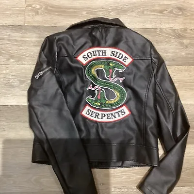 Buy Riverdale Southside Serpent Biker Jacket, M • 24£