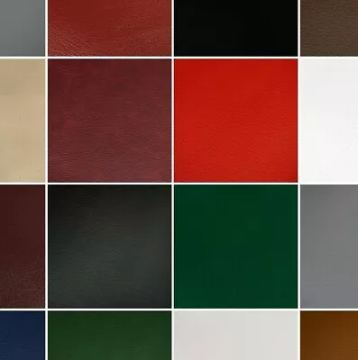 Buy Faux Leather Fabric Leatherette Upholstery Grain Heavy Duty Cloth Material • 12.99£