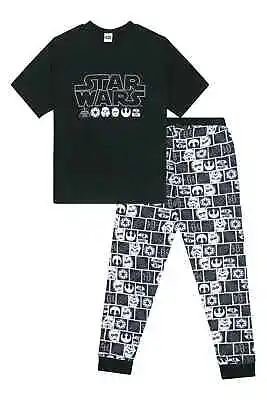 Buy Mens STAR WARS Pyjamas Pjs PJ Size L XL  Nightwear Pajama Gift • 12.99£
