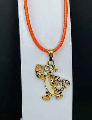 Buy Tigger Necklace - Orange Pendant Winnie The Pooh Children’s Character Jewellery • 4.25£