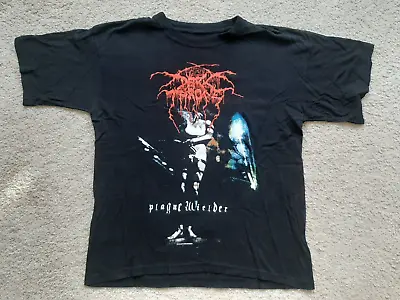 Buy DARKTHRONE Plaguewielder Vintage 2001 T Shirt Black Metal M LP Mayhem CD Marduk • 175£