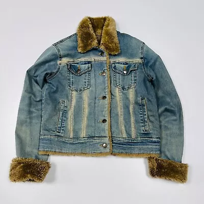 Buy Ladies Maryland Sherpa Denim Jacket - Medium • 40£