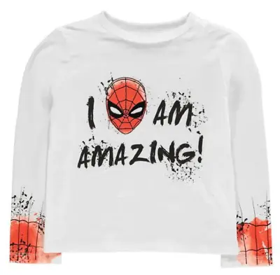 Buy MARVEL SPIDERMAN:I'M AMAZING LONG SLEEVE T SHIRT,3/4,4/5,5/6,7/8yr,NEW WITH TAGS • 7.99£