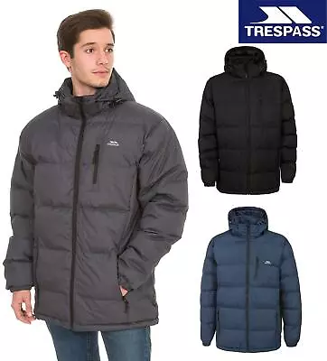 Buy Trespass Mens Clip Padded Insulated Jacket Casual Zip Off Hooded Coat • 39.95£