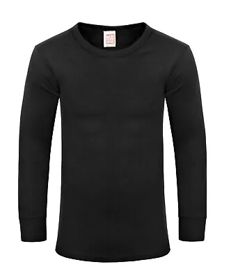 Buy Mens Thermal Long Sleeve T-Shirts Warm Underwear Heat Control Shirt Full Sleeves • 12.70£