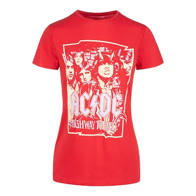 Buy Official AC/DC Highway To Hell T-Shirt (Red) • 18.99£