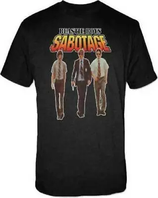 Buy Official Beastie Boys Sabotage Mens Black T Shirt Beastie Boys Classic Tee • 21.95£