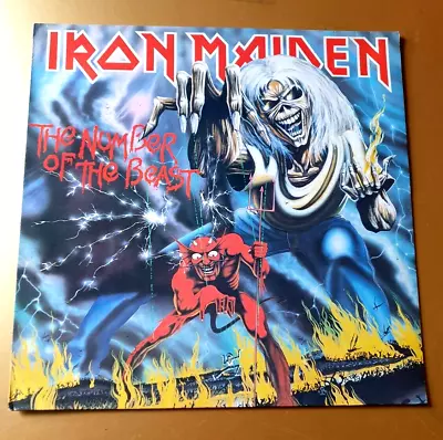 Buy Iron Maiden~~the Number Of The Beast~~1982~~european Press~~merch Sheet~~emi • 5£