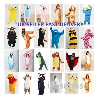 Buy Unisex Adult Animal Onsie77Onesie21 Anime Cosplay Pyjama Kigurumi Fancy Dress UK • 29.99£