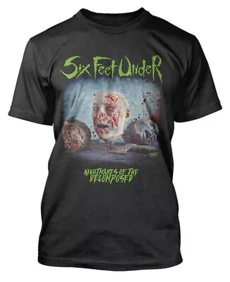 Buy Six Feet Under Nightmares Of The Decomposed Black T-Shirt OFFICIAL • 17.99£