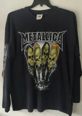 Buy Metallica Long Sleeve T Shirt 2003 Vintage. Size XL • 85£