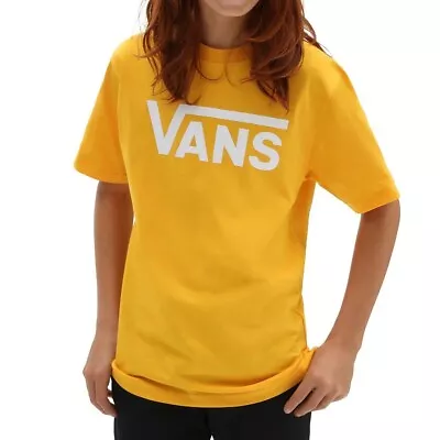 Buy Vans Kids Logo T-Shirt / Gold White / RRP £21 • 9£