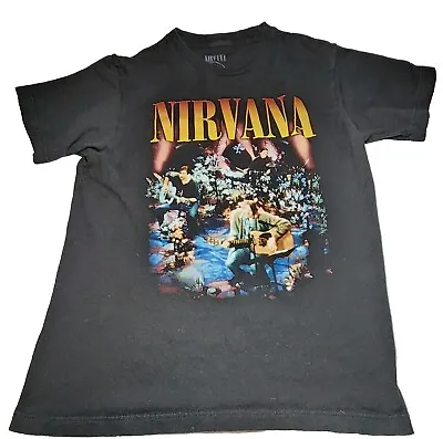 Buy Nirvana  Unplugged  Black Small T-shirt  Good Condition Collectible Rock Shirt  • 13.18£