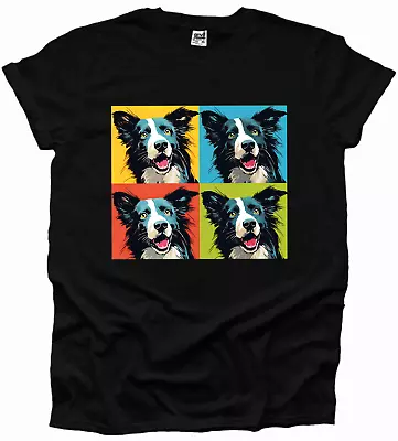 Buy Beagle English Bull Boston Terrier Collie Andy Warhol Pop Art Mens Tshirt Woman • 9.99£