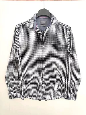 Buy Men Shirt Long Sleeved Collared  T-shirt Size L  Front Pockets Buttons Down  • 3.99£