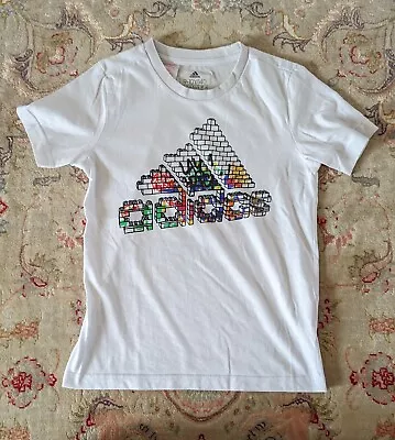 Buy Adidas Originals Lego White Boys T- Shirt Top Size 9 - 10 Years  • 5£