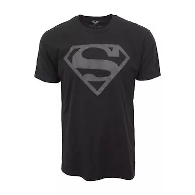 Buy Officially Licensed Superman 'Black On Black' Mens Black T-Shirt • 15.95£