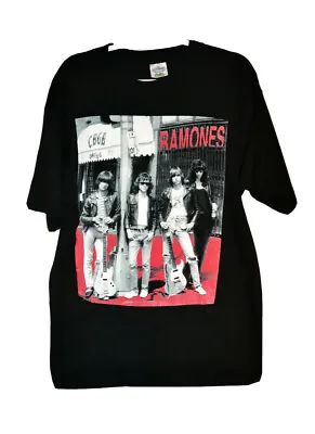 Buy RARE Unworn Vintage THE RAMONES CBGB '93 ACID EATERS Tee T-Shirt L Single Stitch • 216.09£