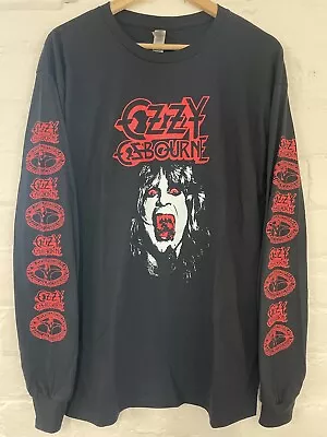 Buy Ozzy Osbourne Black Sabbath Long Sleeve T-shirt UnWorn Size L Screen Printed • 8.50£