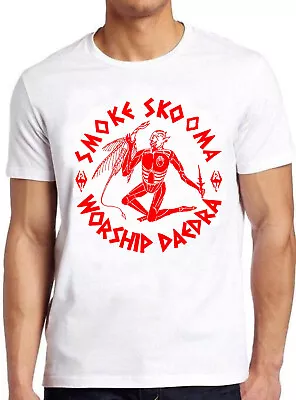 Buy Smoke Skooma Worship Daedra Red Meme Gamer Movie Funny Gift Tee T Shirt C1113 • 6.35£