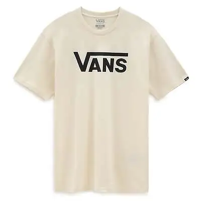 Buy Mens Vans T-Shirt Classic Print Short Seed Pearl  XS,S,M,LG • 28£
