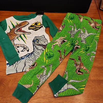 Buy Jurassic World Boys Size 4 2 Piece Pajama Set Pajamas Dinosaurs • 9.66£