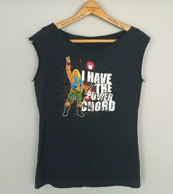 Buy Emp Masters Of The Universe He-man Rock Festival Bright Bold T Shirt Vest Top • 15.99£