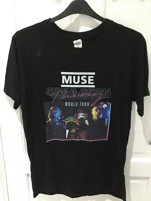 Buy Muse T Shirt -Simulation Theory World Tour - Black Size Medium • 34£