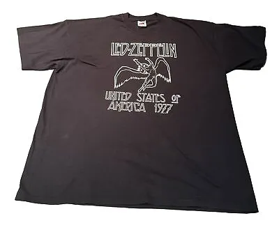 Buy Led Zeppelin United States Of America 1977 T-Shirt 2000 - XL • 13.99£