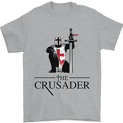 Buy The Crusader Knights Templar St Georges Day Mens T-Shirt 100% Cotton • 10.48£