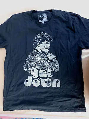 Buy James Brown  Get Down  Black Xlarge T-shirt T7 • 13.22£