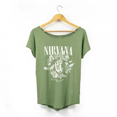 Buy Nirvana - Heart-Shaped Box - Ladies Scoop Neck T-Shirt • 25.99£
