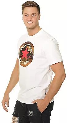 Buy Converse Men's Chuck Patch Mountain T-Shirt / White / RRP £30 • 9£