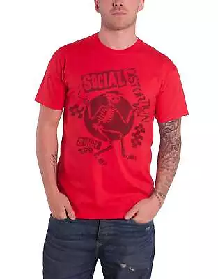 Buy Social Distortion T Shirt Speakeasy Checkerboard Band Logo New Official Red • 16.95£