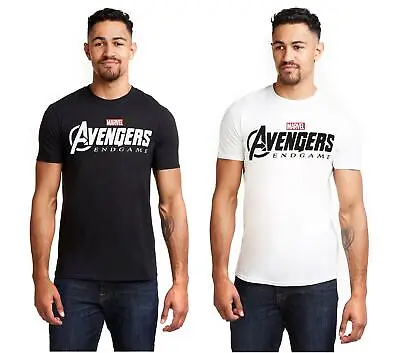 Buy Marvel Mens T-shirt Avengers Endgame Logo S-2XL Official • 10.49£