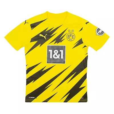 Buy PUMA 2020-21 Borussia Dortmund Home Kit Mens Football Shirt Jersey Yellow S • 23.99£