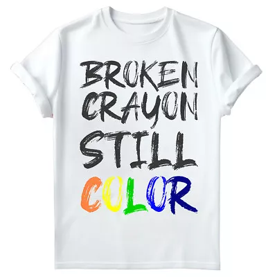 Buy Broken Crayons Still Colour Mental Health Awareness Day T Shirt #MHA#2 • 14.99£