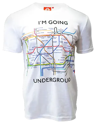 Buy TFL104W Licensed Unisex London Undergound Tube Map T Shirt White XS TO 4XL • 19.99£